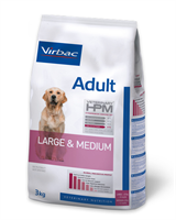 Virbac HPM dog Adult Large en Medium 12 kg