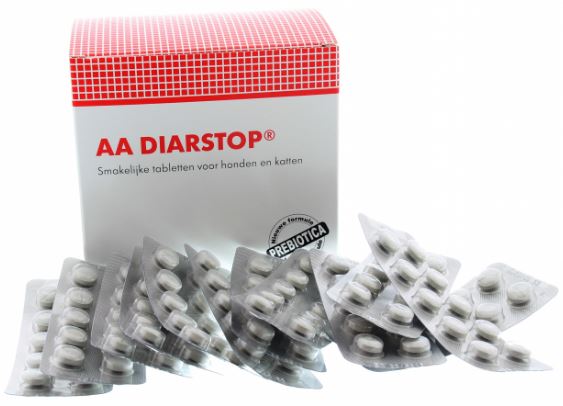 AA Diarstop LD + prebiotica  grote hond 250 tabletten