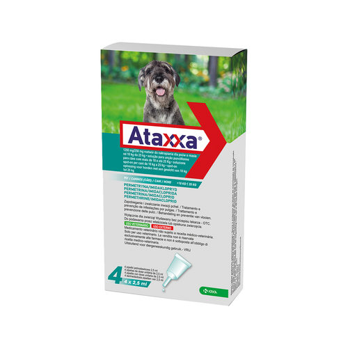 Ataxxa hond 1250/250  mg    10-25 kg hond 4 pipetten