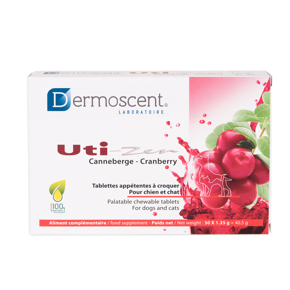 Dermoscent uti-zen cranberry 30 tabletten