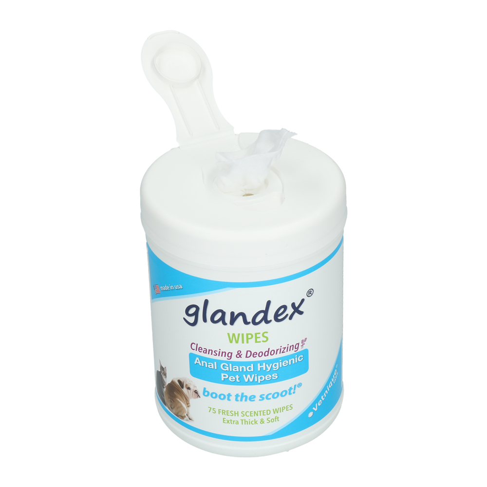 Glandex wipes 2x75 stuks
