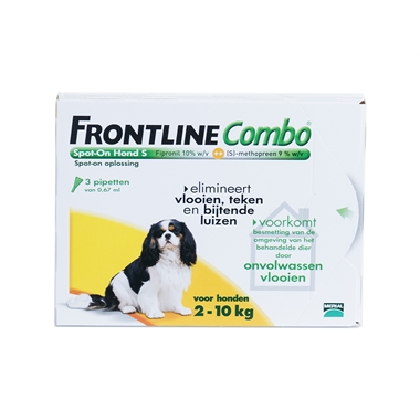 Frontline combo S <br> (2-10 kg) 3 pipetten