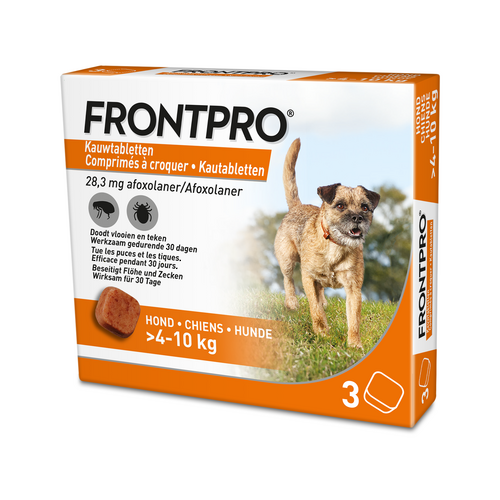 Frontpro  tabletten hond M 4-10kg