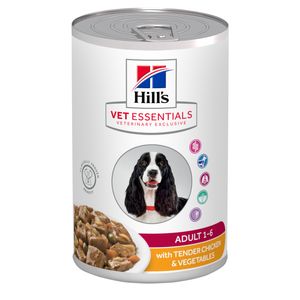 Hiil's vet essentials adult hond blik 12x 363 gram