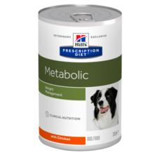 Hill's  Metabolic hond Diet blik tray 12 x 370 g (uit assortiment)