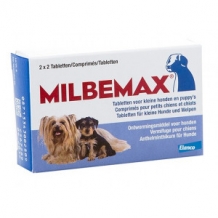 Milbemax kleine hond pup 3x4 (12) tabletten