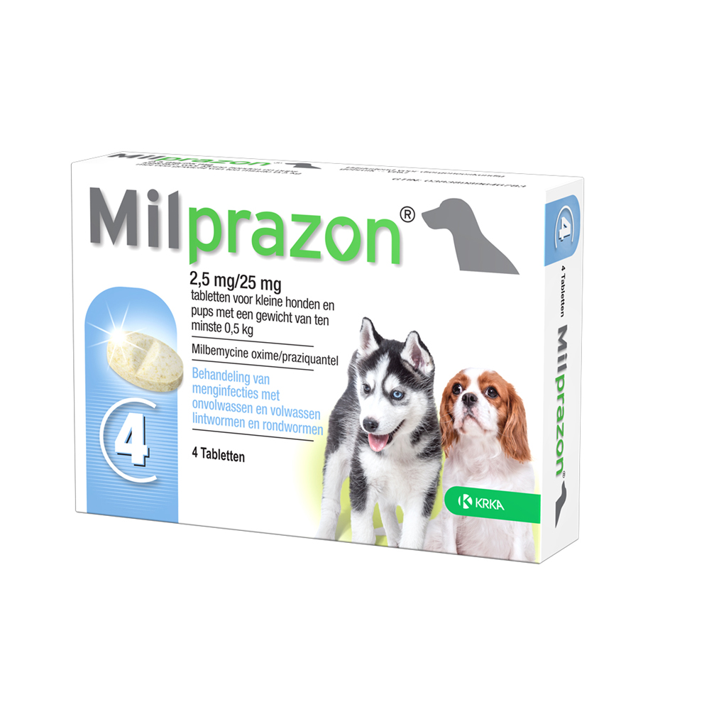 Milprazon kleine hond <br>48 tabletten