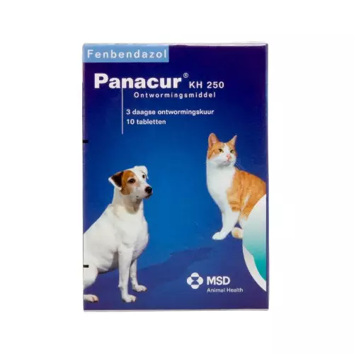 Panacur 250 mg  <br>10 tabletten