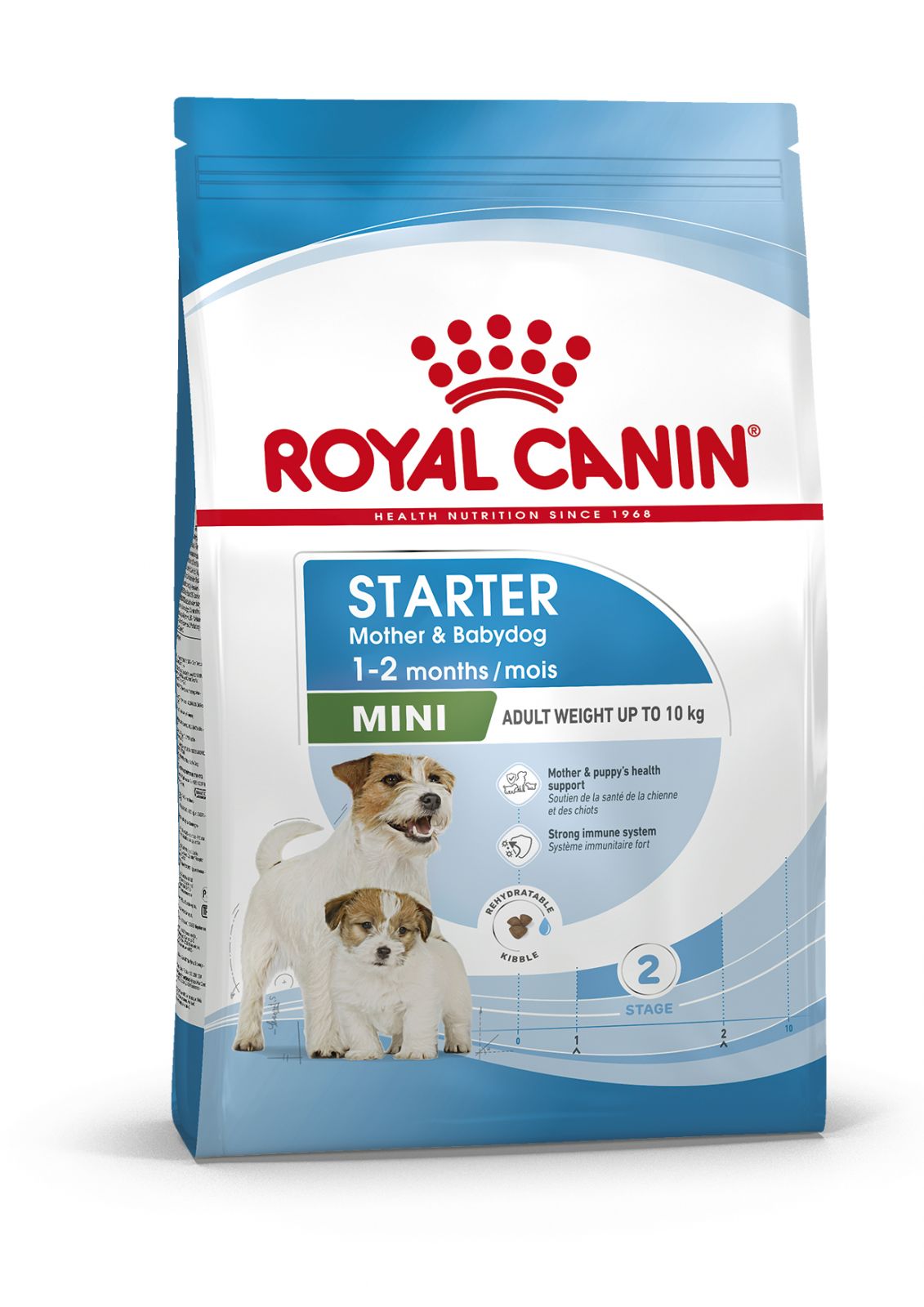 Royal canin Starter <br>mini dog 2x 8 kg