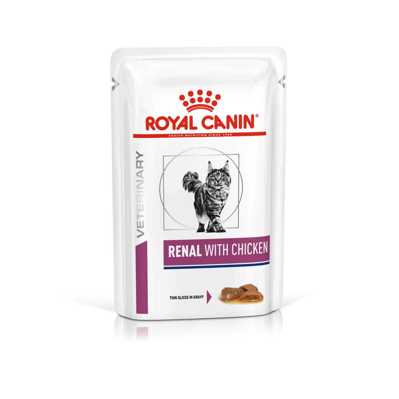 Royal Canin Renal Kat chicken thin slices in gravy __ 1x 12 x 85 gram
