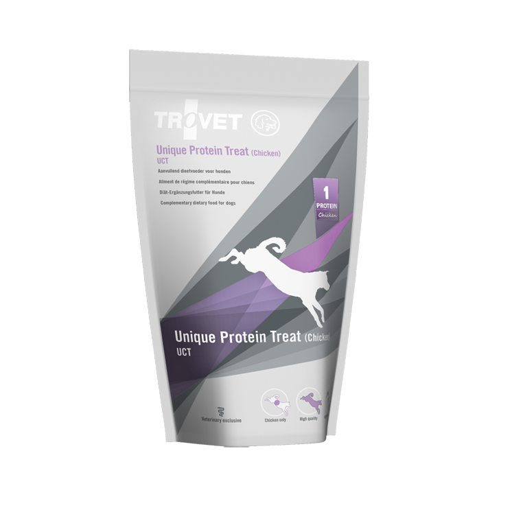 Trovet UCT (chicken) unique protein treats dog 3x 125 gram