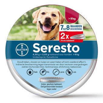 Seresto grote hond >8 kg <br> 2-pack