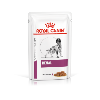 Royal Canin Renal hond  __ 2x 12 (24)x 100 gram Portie/maaltijdzakjes