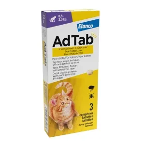 AdTab kat 0.5 -2 kg <br> 3 tabletten