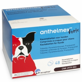 Anthelmex Forte 4x kauwtabletten