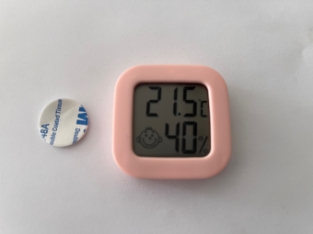 Omgevingsthermometer klein roze