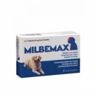 Milbemax grote hond<br> 4  tabletten