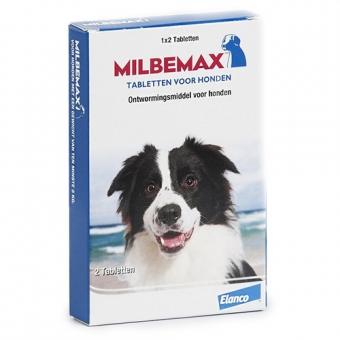 Milbemax grote hond<br> 2x 2  tabletten