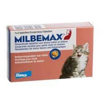 Milbemax kleine kat/kitten <br> 2 tabletten