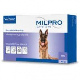 Milpro Hond > 5kg 8 Smakelijke Ontwormingstabletten