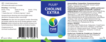 Puur choline extra hond 100 gram