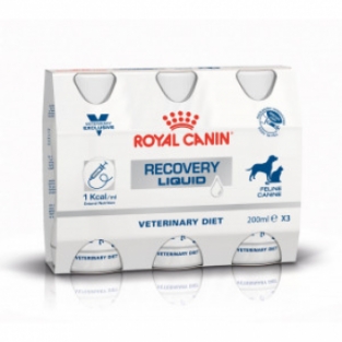 Royal Canin Recovery liquid  3x 200 ml (1x3 = max. bestelling: beperkt leverbaar)