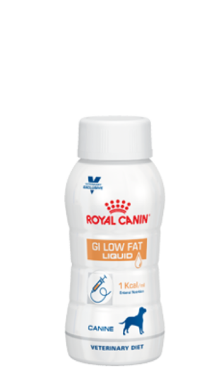 Royal Canin gastrointestinal low fat liquid dog <br>3x 200 ml