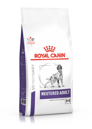 Royal Canin neutered adult  <br>medium dog   <br> 2x 9 kg