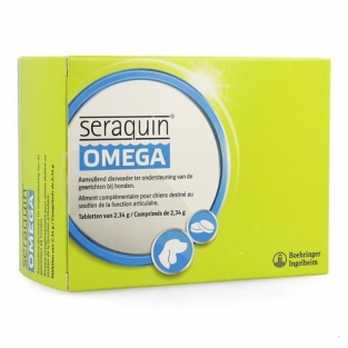 Seraquin Omega Hond  <br>2x 60 tabletten 2,34 gr