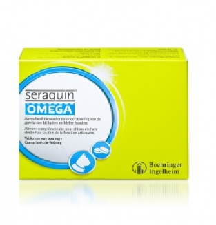Seraquin Omega Kat  <br>2x 60 tabletten 900 mg