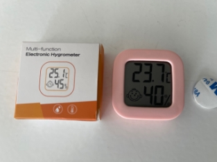 Omgevingsthermometer klein roze